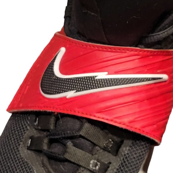 Nike Future Court 3 Black/gray/Red Boys Sneakers Shoes Size 7Y CT2866-008 - Picture 4 of 8